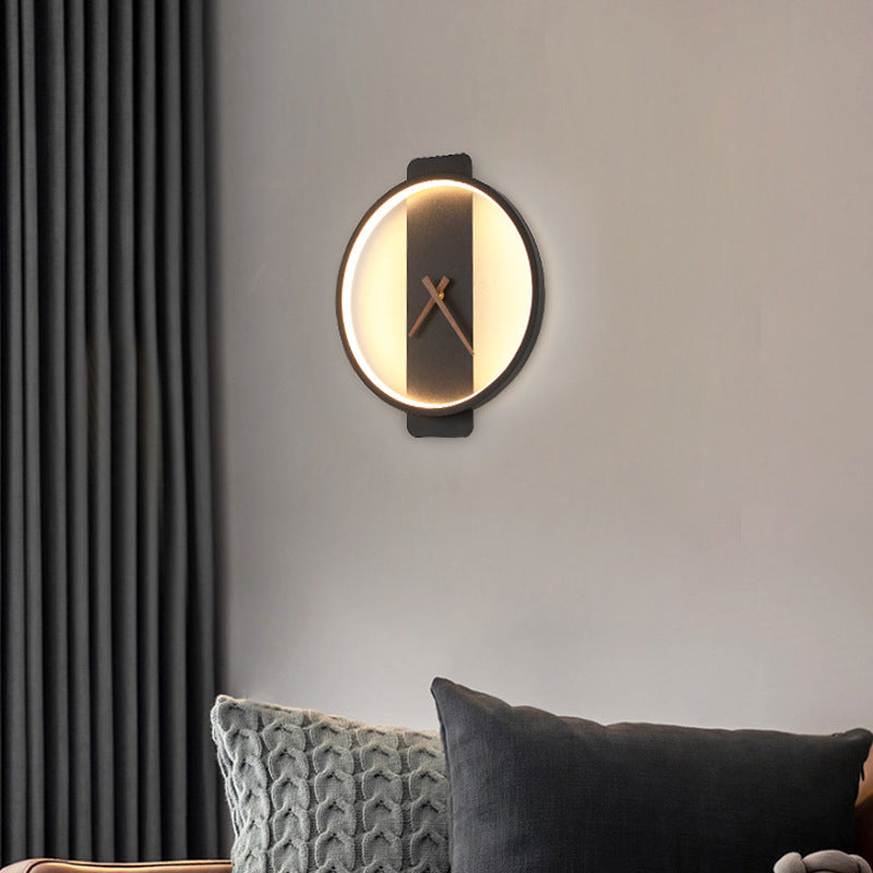 Modern LED Wall Clock Decor with Warm Ambient Glow – Stylish Circular Design for Home and Office 10