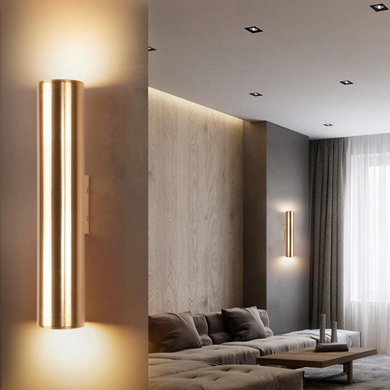 Vintage Iron Wall Sconce – Rustic Wall Lamp – Compact Warm LED Lighting – Indoor Wall Lights 1