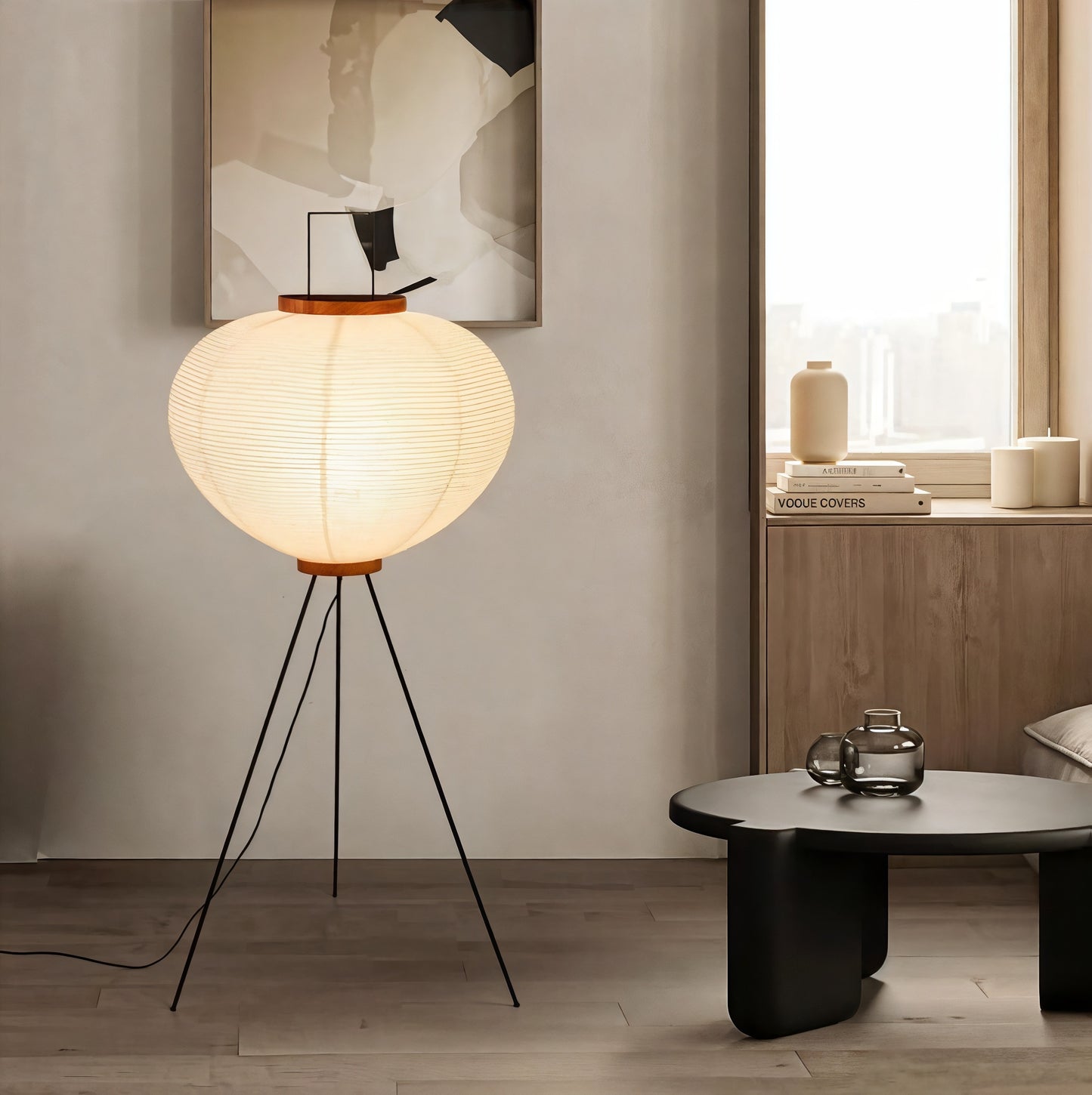 Akari Rice Paper Floor Lamp