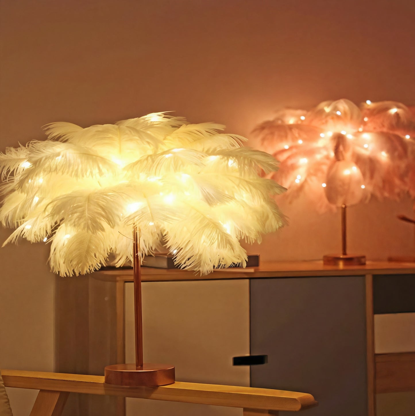 Feather Nordic Desk Lamp