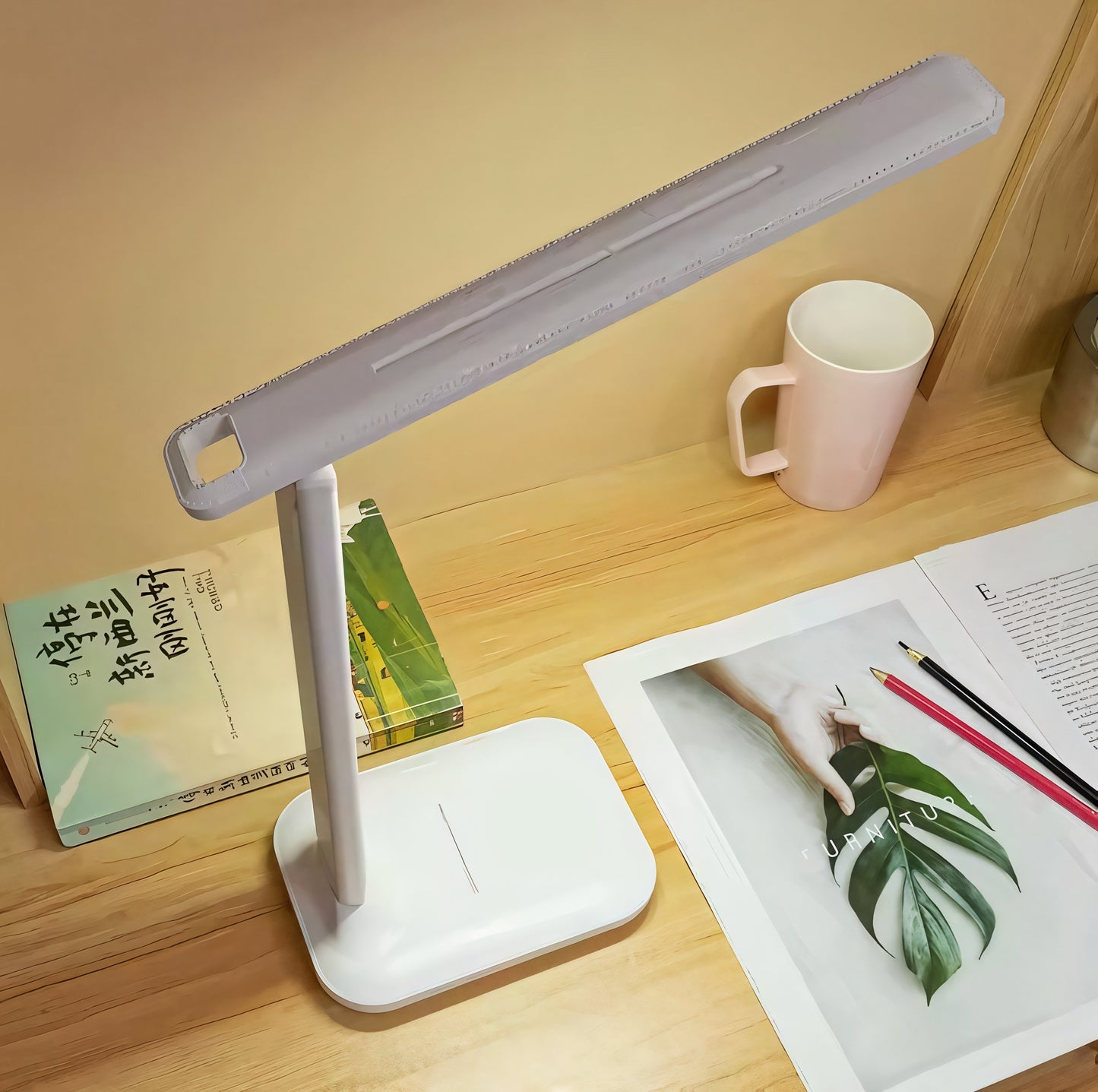 Dimmable Folding Table Lamp – Portable Rechargeable Desk Lamp – Touch Control Cordless Light – Modern Home Lighting 9