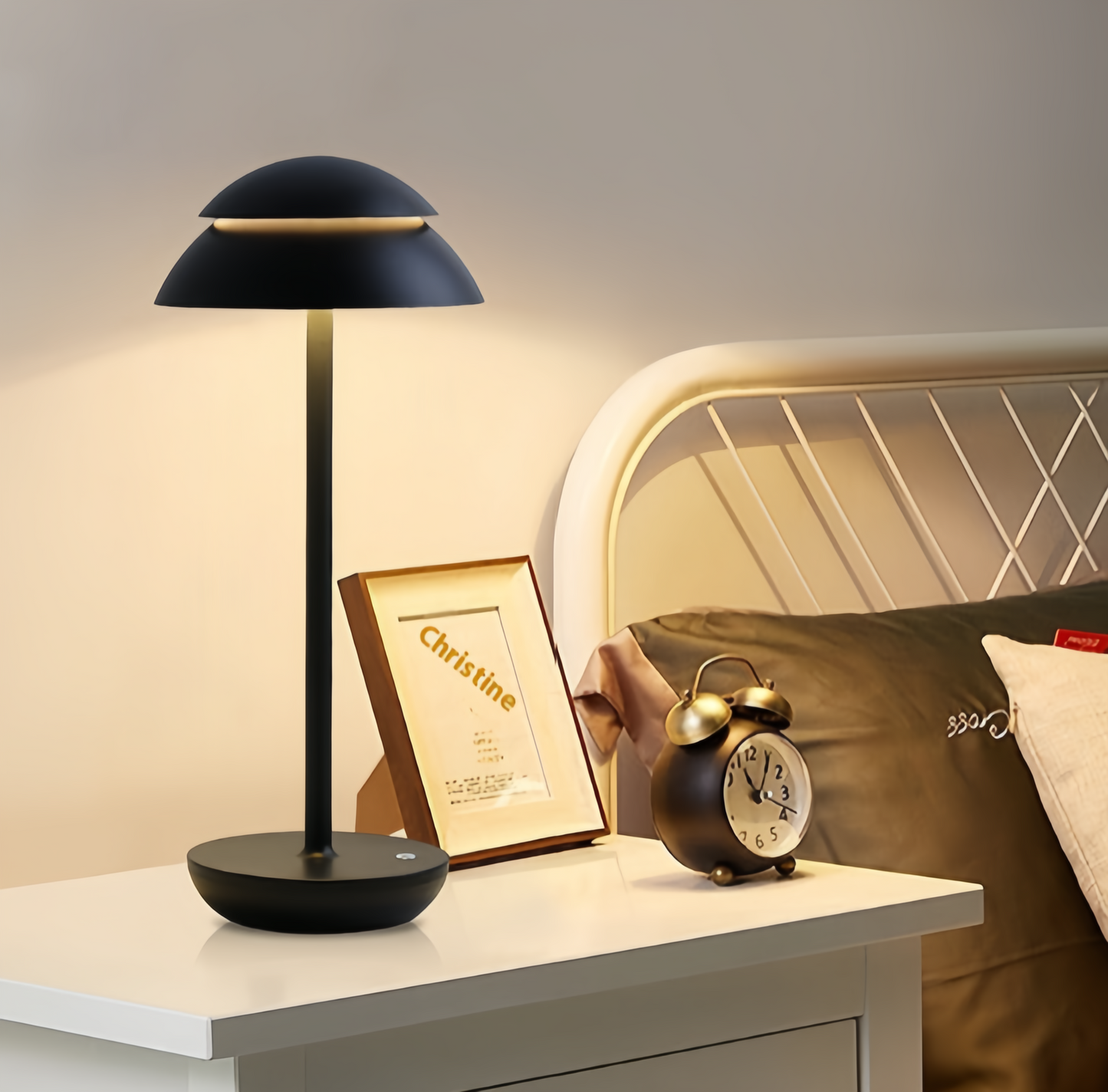 Rechargeable Wireless Table Lamp – Nordic Minimalist Design – USB Charging Port – Modern Home Lighting 1