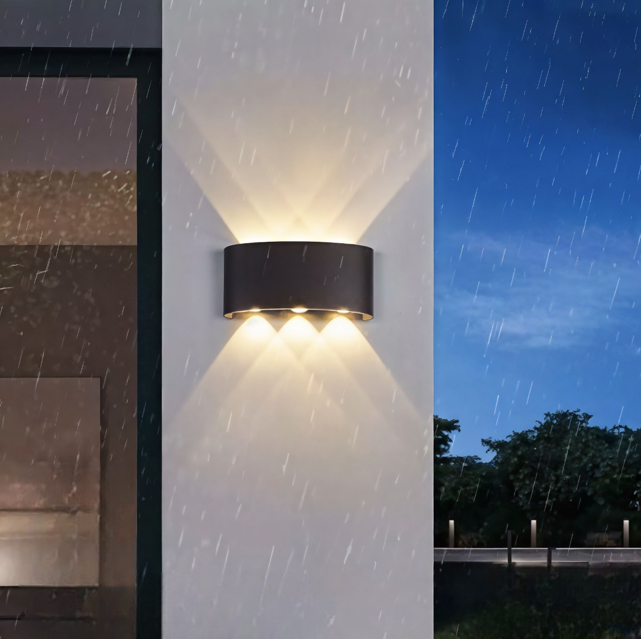 Modern LED Wall Sconce – Indoor and Outdoor Wall Lamp – Minimalist Design – Elegant Home Lighting 5