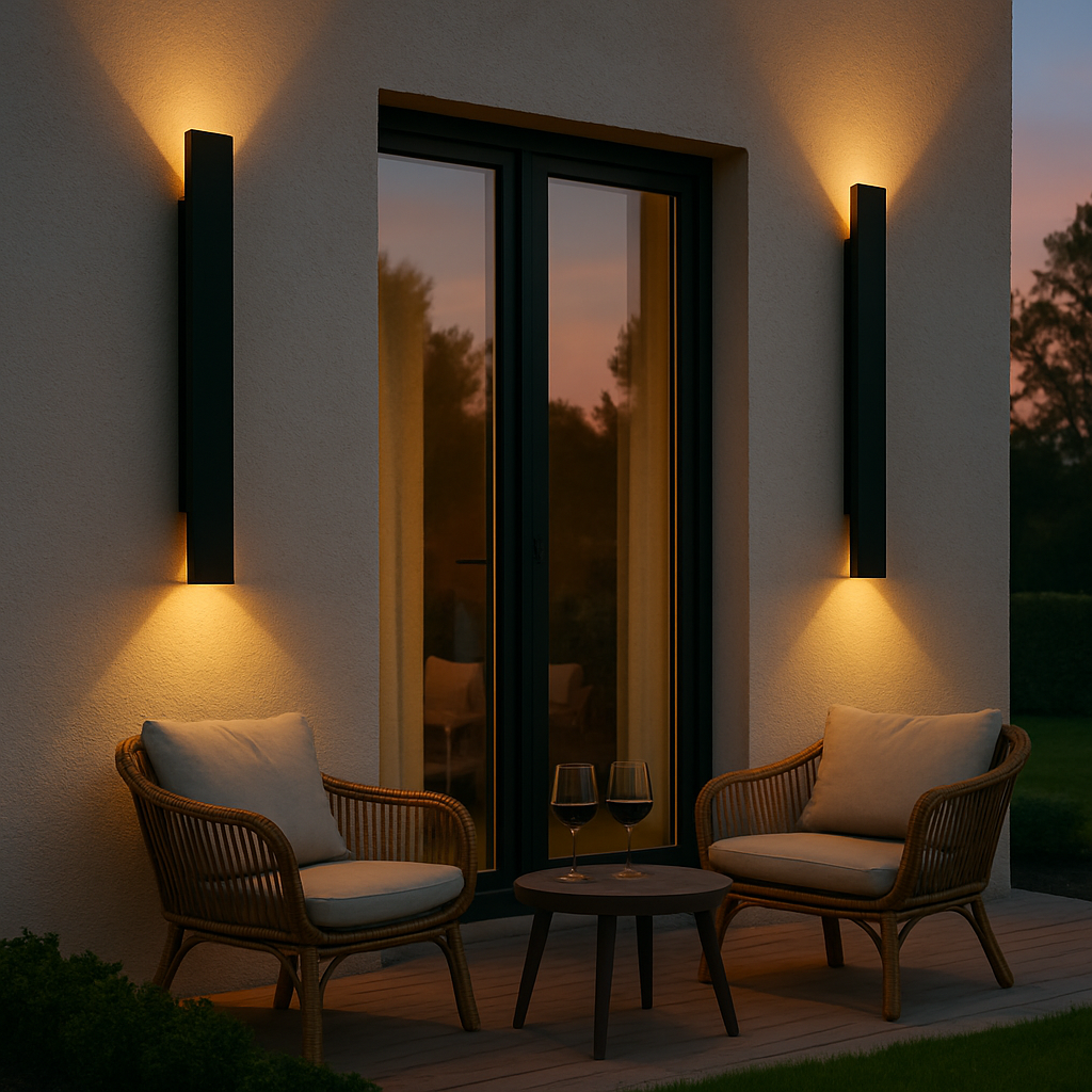 Sleek LED Waterproof Wall Lamp