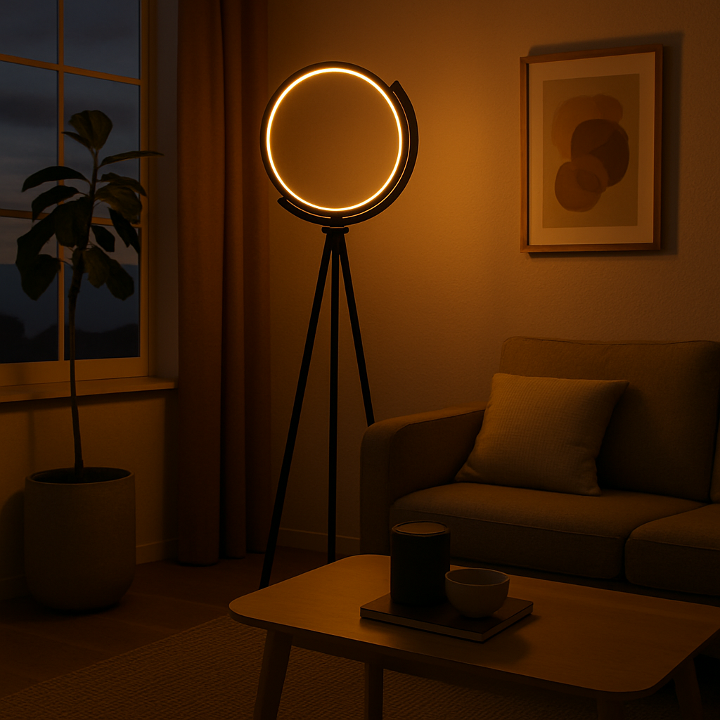 Supplementary Aluminum Floor Lamp