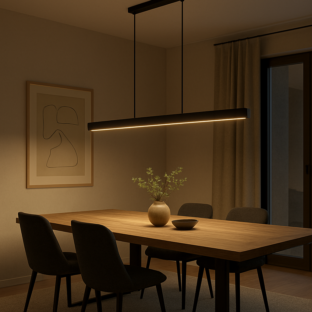 Stylish Nordic Strip Chandelier