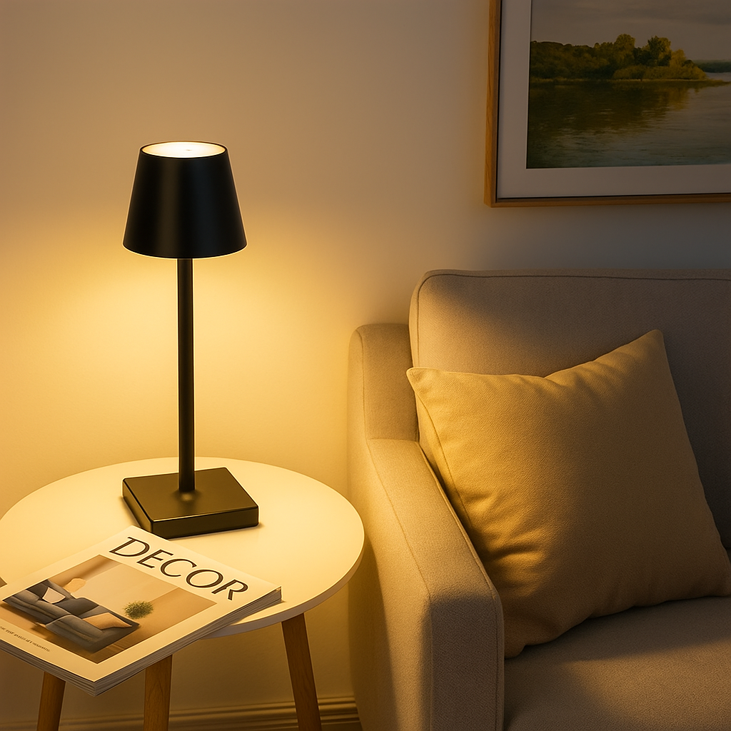 Wireless Touch Hotel Lamp