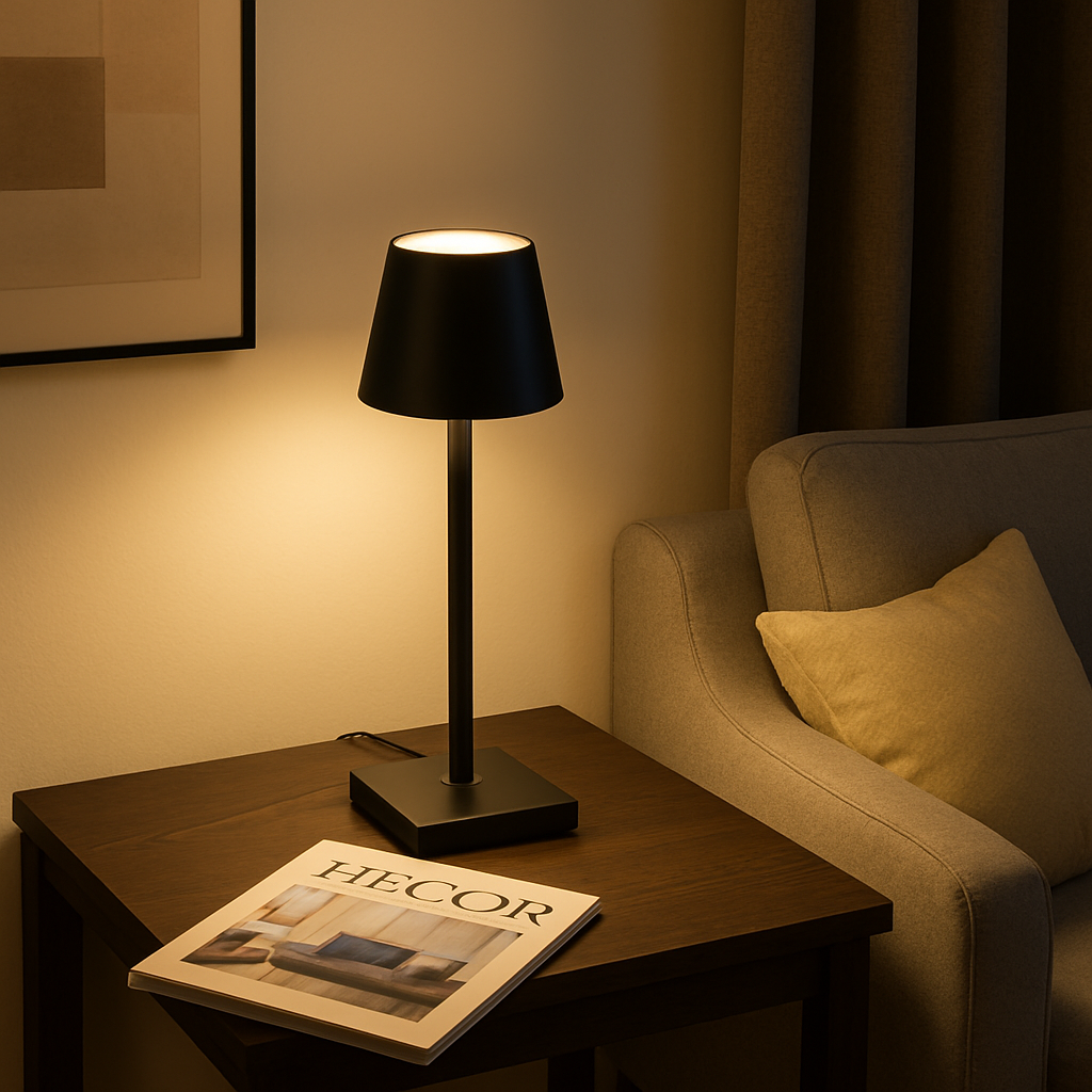 Wireless Touch Hotel Lamp