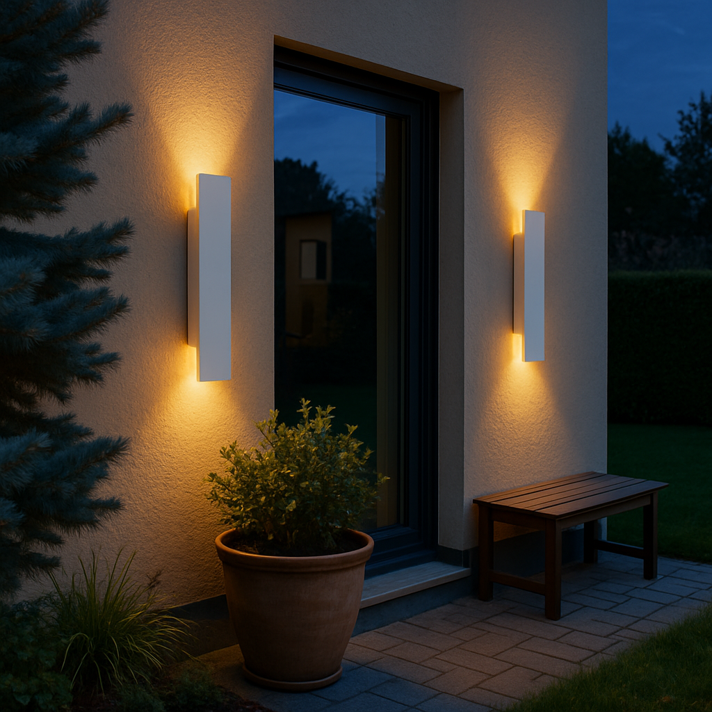 Sleek LED Waterproof Wall Lamp
