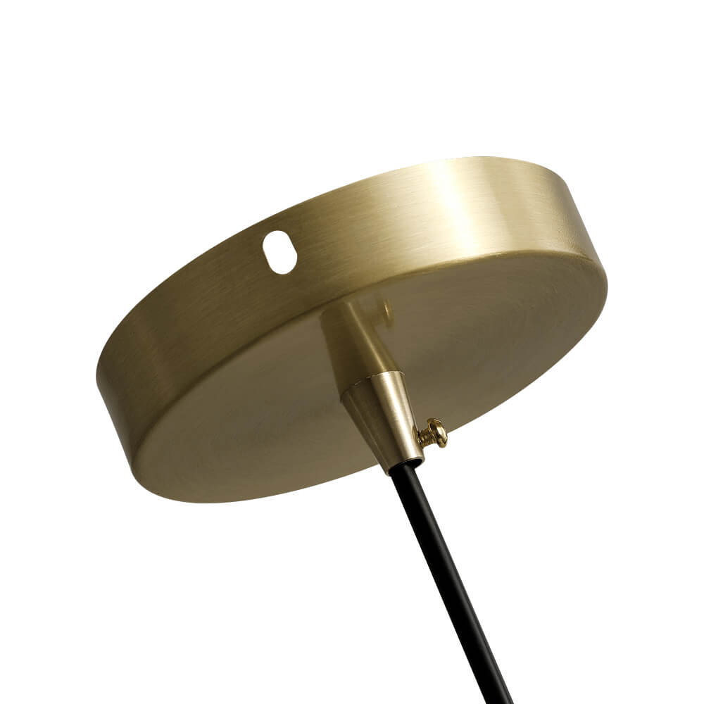 Adjustable Dome Shade Pendant Light – Brass Finish – Dimmable Kitchen Pendant Lighting – Modern Indoor Lighting 7
