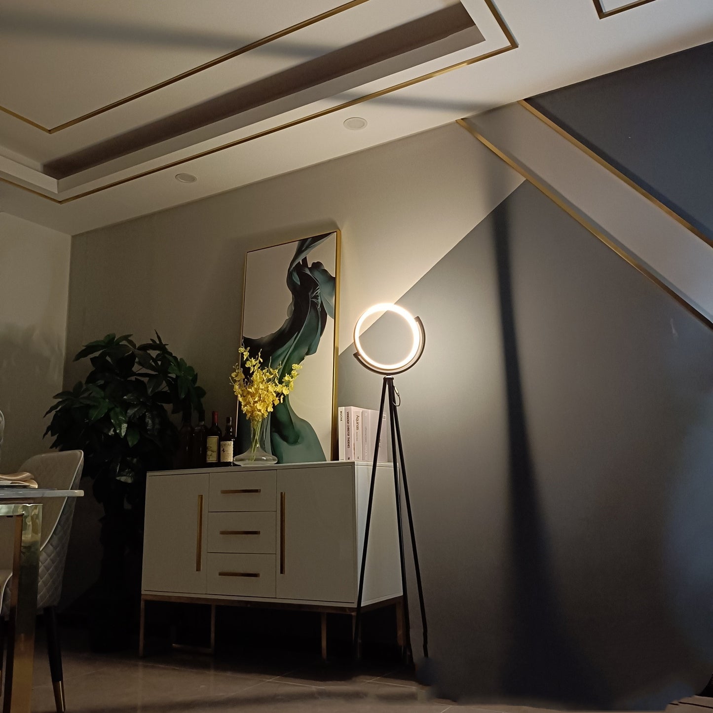 Supplementary Aluminum Floor Lamp