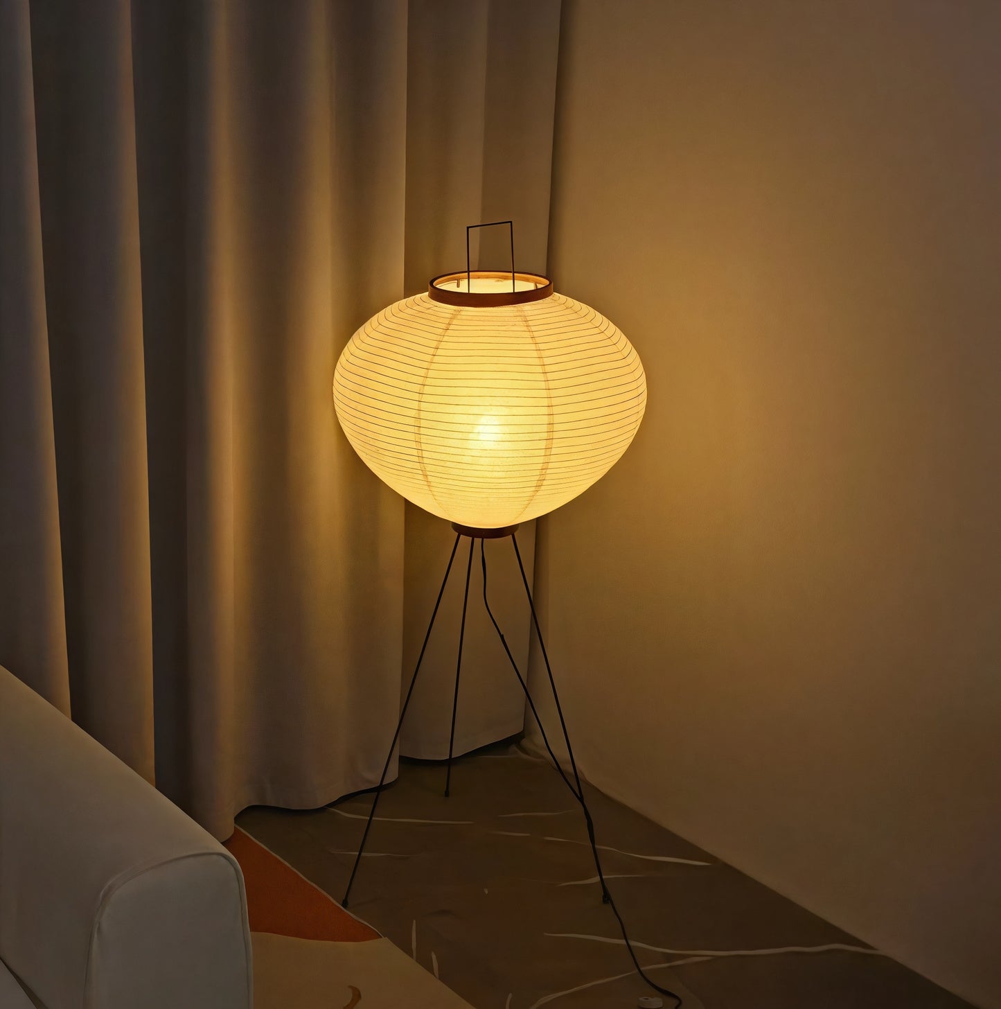 Akari Rice Paper Floor Lamp