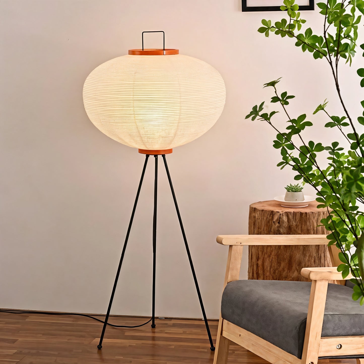 Akari Rice Paper Floor Lamp