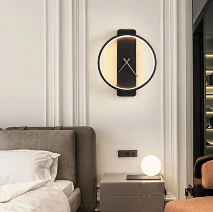 Modern LED Wall Clock Decor with Warm Ambient Glow – Stylish Circular Design for Home and Office 2