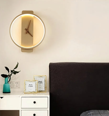 Modern LED Wall Clock Decor with Warm Ambient Glow – Stylish Circular Design for Home and Office 3