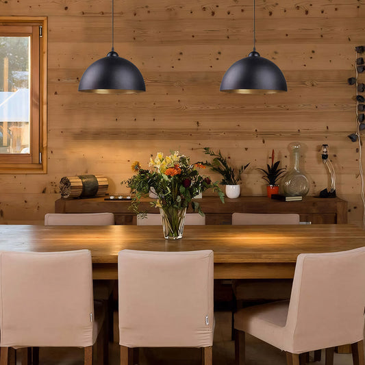 Black Pendant Light – Retro Kitchen Island Lighting – Stylish Iron Design – Indoor Pendant Lighting 0