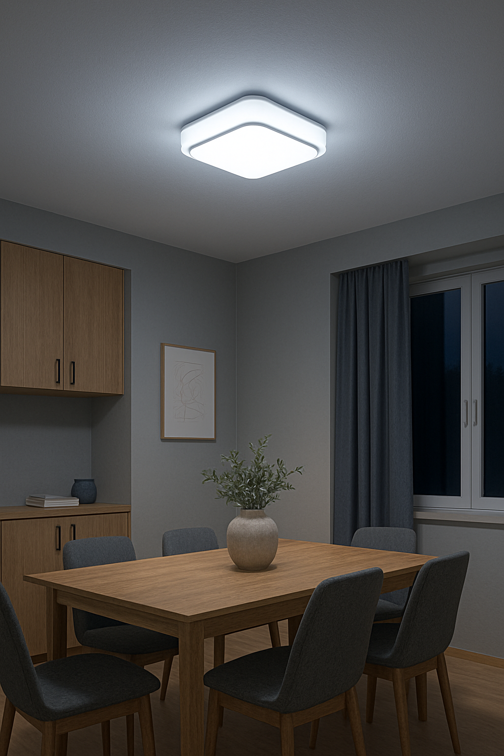 Simple Square Ceiling Lamp