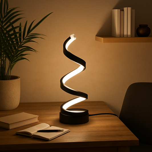 Modern Spiral Table Lamp