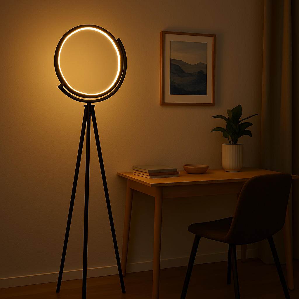 Supplementary Aluminum Floor Lamp