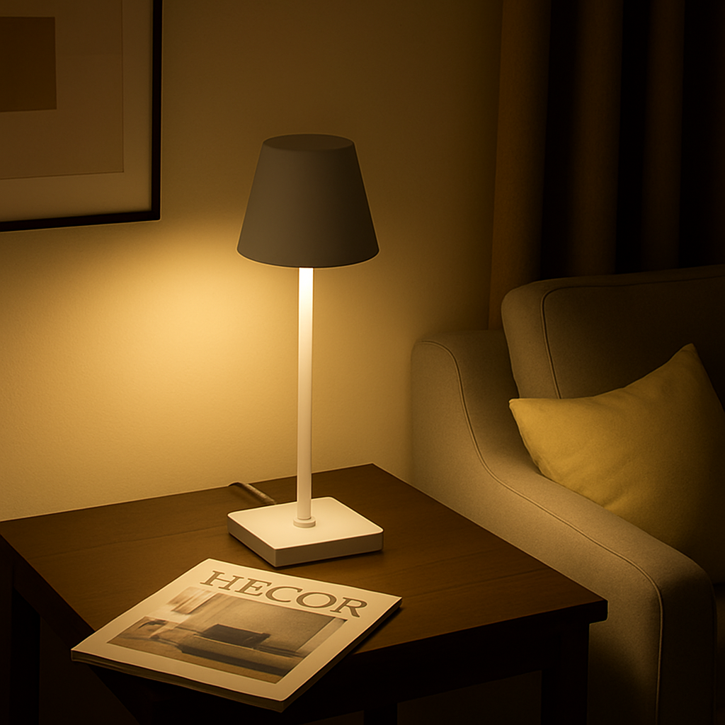 Wireless Touch Hotel Lamp