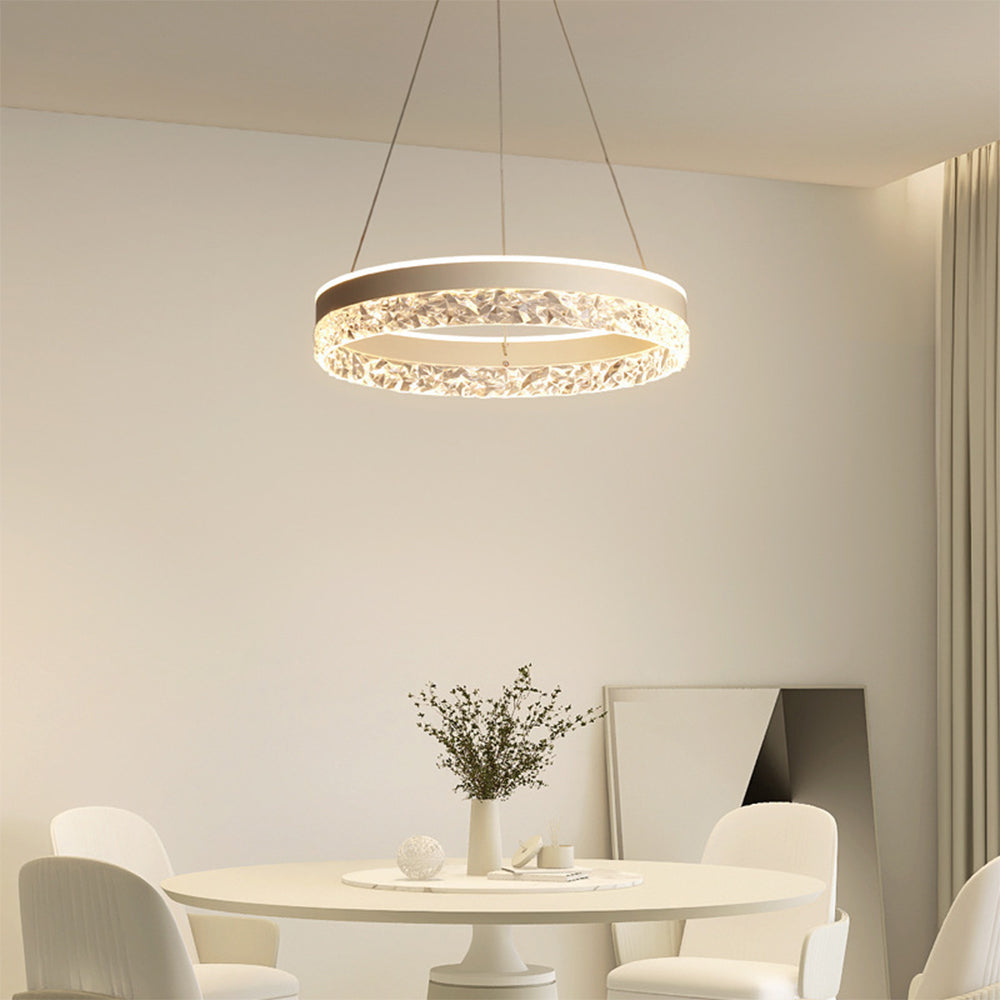 Circular LED Pendant Light – Energy Efficient Design – Modern Aesthetic – Indoor Ceiling Lighting 3