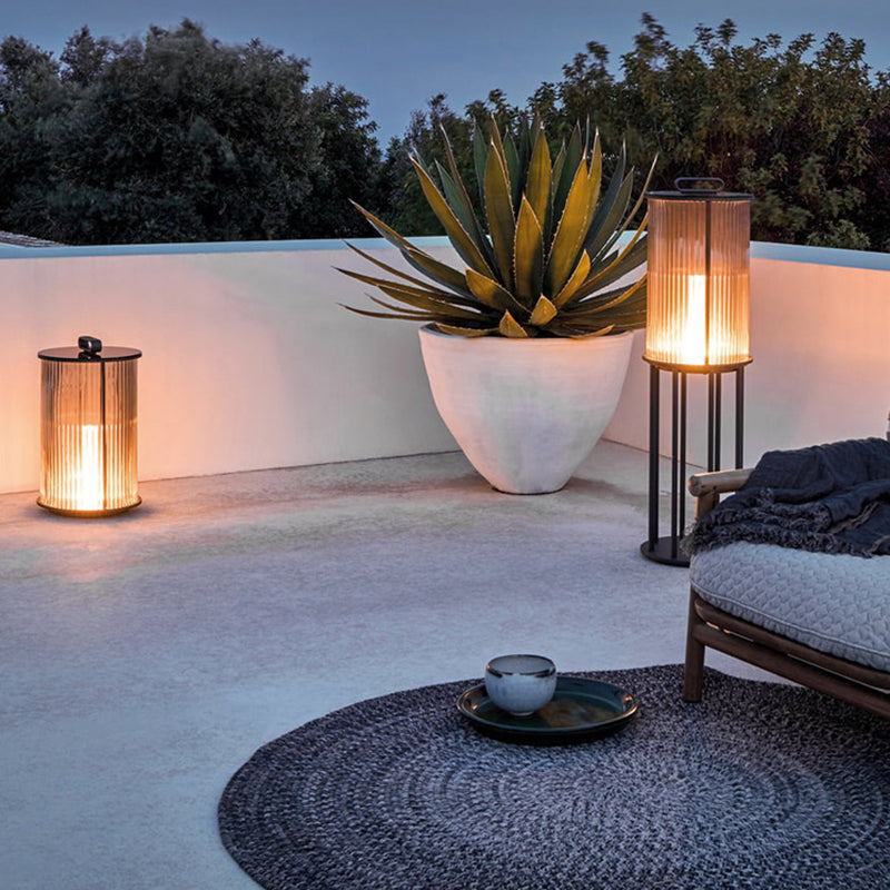 Cylinder Glass Outdoor Light – Modern Patio Landscape Lighting – Stainless Steel Design – Outdoor Lighting Solutions 3