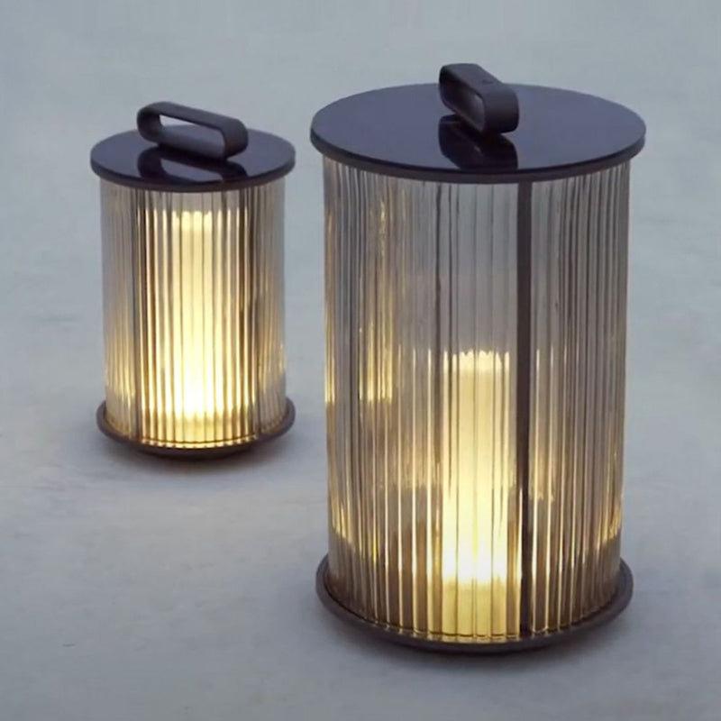 Cylinder Glass Outdoor Light – Modern Patio Landscape Lighting – Stainless Steel Design – Outdoor Lighting Solutions 4