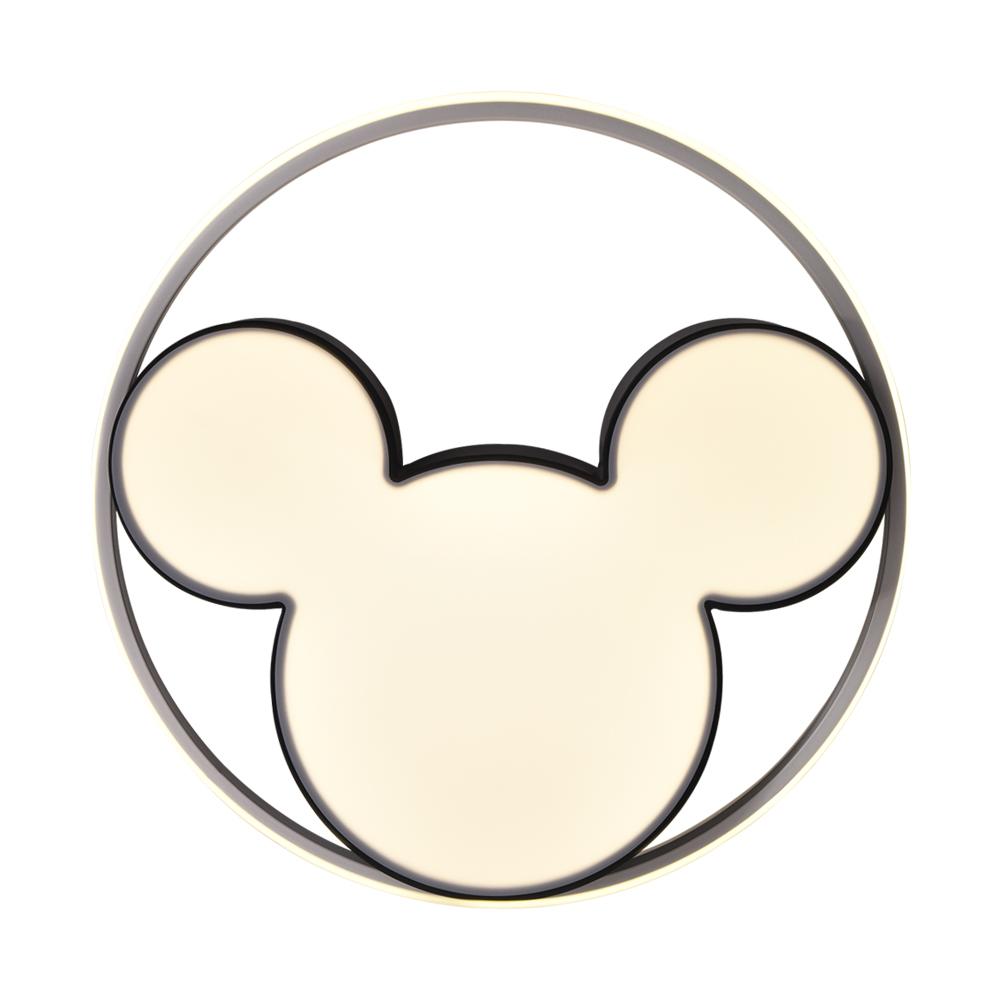 Dimmable LED Flush Mount Ceiling Light – Mickey Mouse Design – Black Finish – Ceiling Light Fixture 8