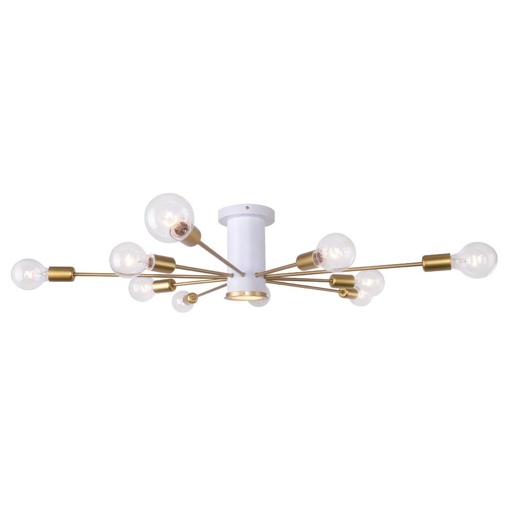 Flush Mount Ceiling Light – Energy-Efficient LED Fixture – Modern Sputnik Design – Indoor Lighting 6