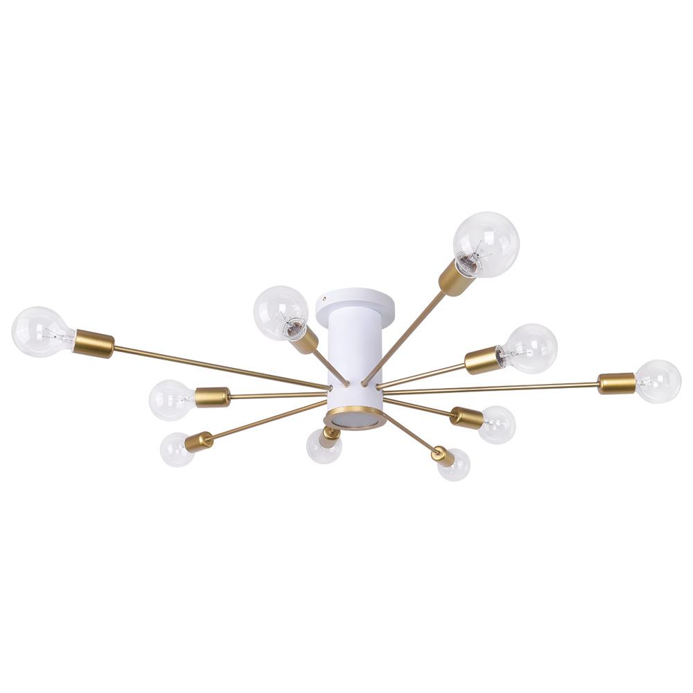 Flush Mount Ceiling Light – Energy-Efficient LED Fixture – Modern Sputnik Design – Indoor Lighting 7