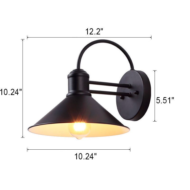 Industrial Wall Sconce – Outdoor Waterproof Lamp – Vintage Iron Design – Outdoor Wall Lights 8