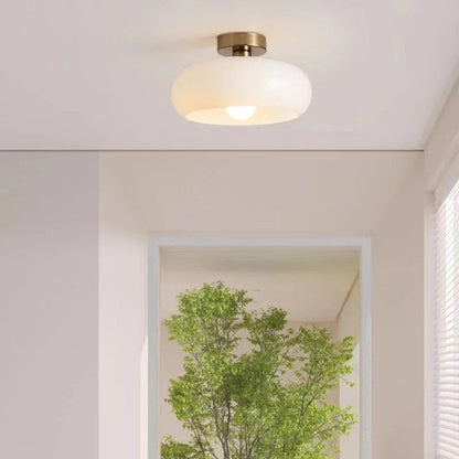 Iridescent Glass Pendant Light – Retro Bauhaus Design – Elegant Kitchen Pendant Lighting – Modern Home Lighting 2