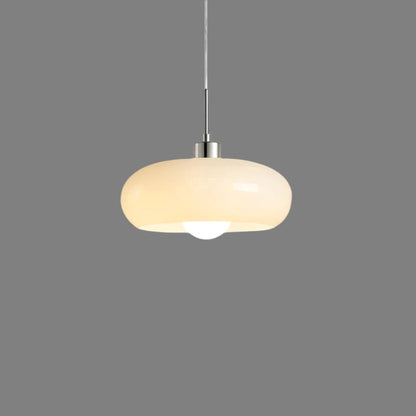 Iridescent Glass Pendant Light – Retro Bauhaus Design – Elegant Kitchen Pendant Lighting – Modern Home Lighting 7