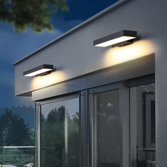 LED Outdoor Wall Sconce – Waterproof Rectangular Light – Modern Minimalist Design – Outdoor Lighting 0
