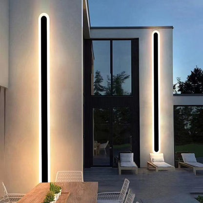 Outdoor Wall Lamp – Linear Oval Design – Waterproof IP65 – Outdoor Lighting 2
