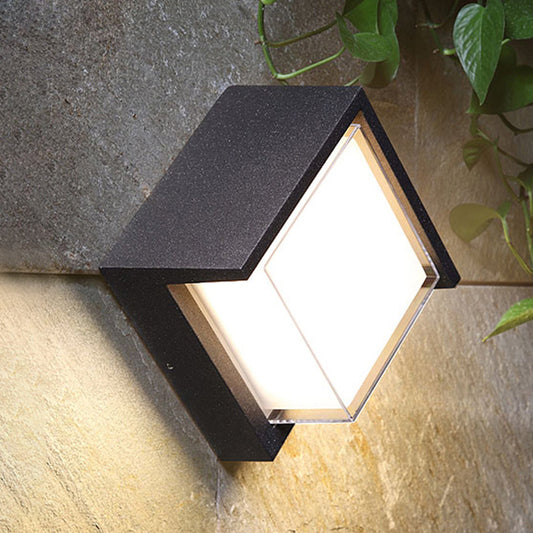 Outdoor Wall Light – Modern Black Lantern – IP65 Waterproof – Exterior Wall Lights 0