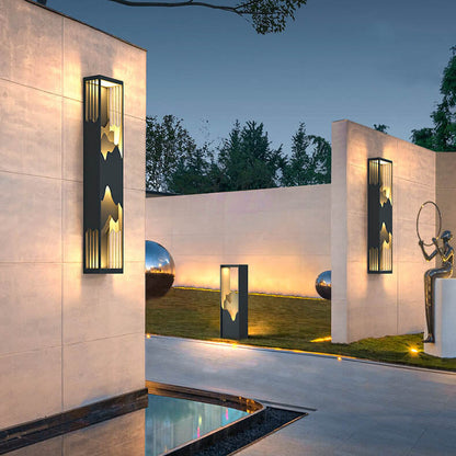 Rectangular LED Wall Sconce – Waterproof Outdoor Wall Lights – Modern Design – Outdoor Lighting 1