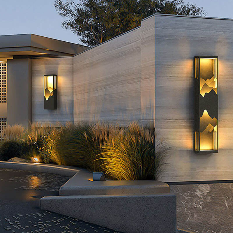 Rectangular LED Wall Sconce – Waterproof Outdoor Wall Lights – Modern Design – Outdoor Lighting 2