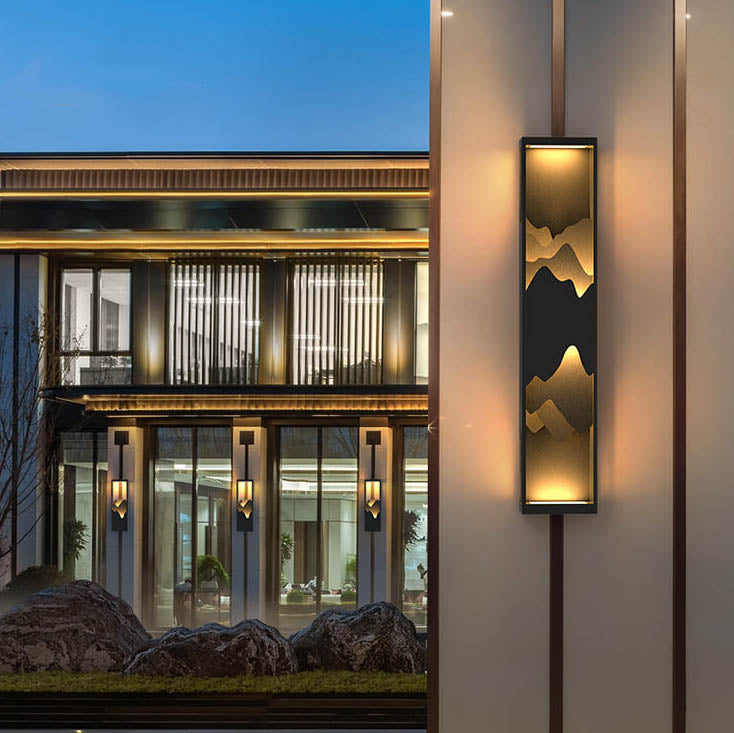 Rectangular LED Wall Sconce – Waterproof Outdoor Wall Lights – Modern Design – Outdoor Lighting 9