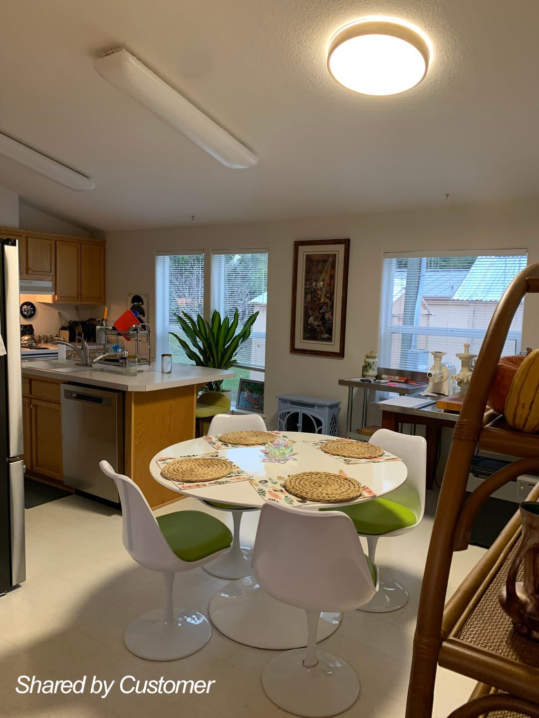 Round LED Flush Mount Ceiling Light 4