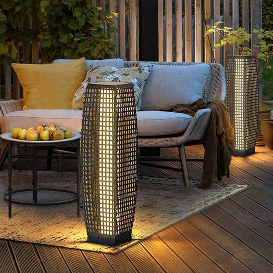 Solar-Powered Floor Lamp – Outdoor Garden Lighting – Waterproof Art Deco Design – Modern Outdoor Lights 0