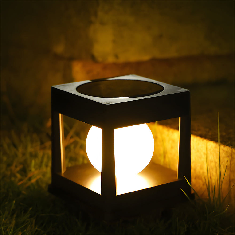 Solar Garden Post Light – Waterproof Outdoor Lantern – Dusk-to-Dawn Illumination – Outdoor Lighting 0