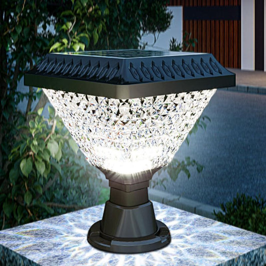 Solar Outdoor Floor Lamp – Rectangular Design – Warm and Cool Light – Outdoor Garden Lighting 0