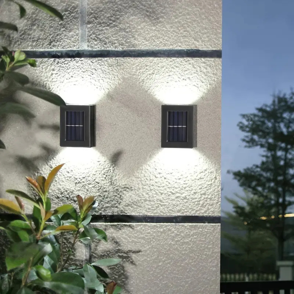 Solar Wall Lights Outdoor – Solar Powered Wall Lights – Compact LED Fixture – Outdoor Lighting 7