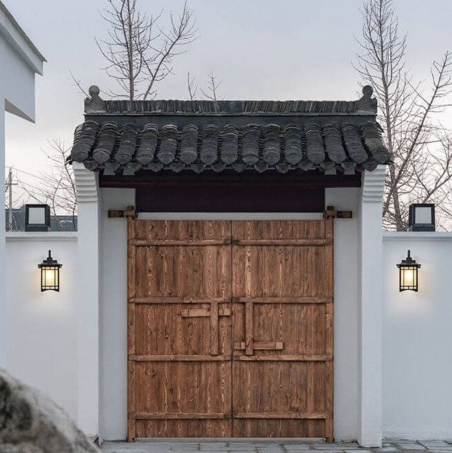 Solar Wall Sconce Lamp – Waterproof Aluminum Design – Modern Pavilion Style – Outdoor Lighting 12