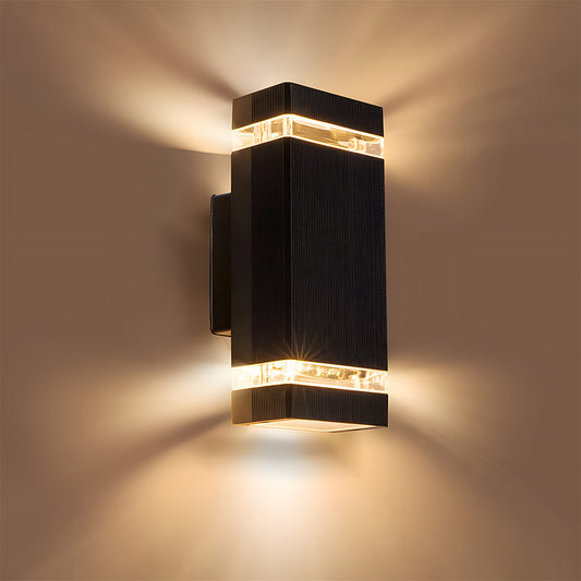 Up Down Outdoor Wall Light – Modern Black Design – IP65 Waterproof – Outdoor Wall Lighting 0