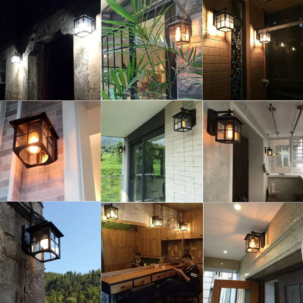 Vintage Wall Lamp – Outdoor Sconce Light – Weatherproof Design – Garden Lighting 2