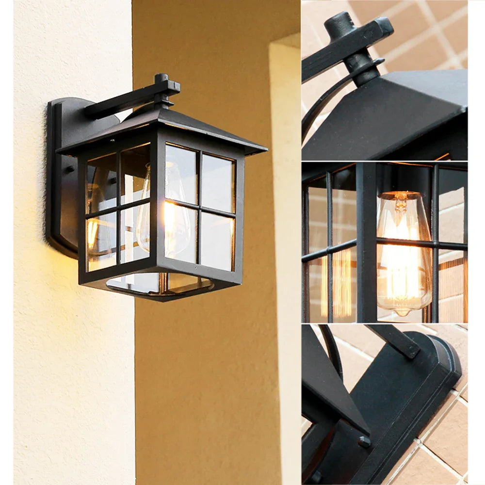 Vintage Wall Lamp – Outdoor Sconce Light – Weatherproof Design – Garden Lighting 4