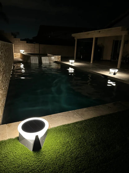 Solar Powered Outdoor Lamp with Adjustable Height – Waterproof Garden Light for Pathways and Patios – Motion Detection Solar Lights 8